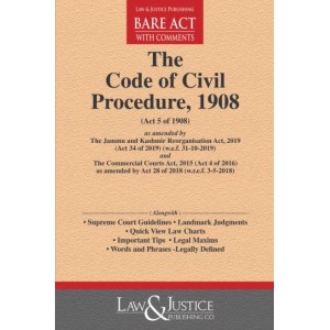 Law & Justice Publishing Co's The Code of Civil Procedure, 1908 (CPC) Bare Act 2023